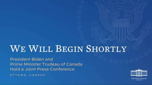 President Biden & Prime Minister Trudeau Of Canada Hold A Joint Press Conference 3/24/23 (WH)